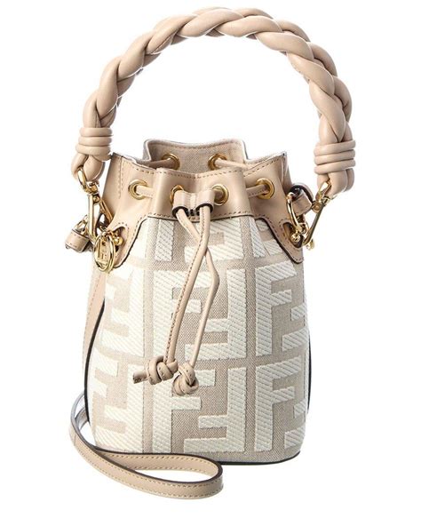 fendi mon tresor ff logo mini bag|fendi mon tresor bucket bag.